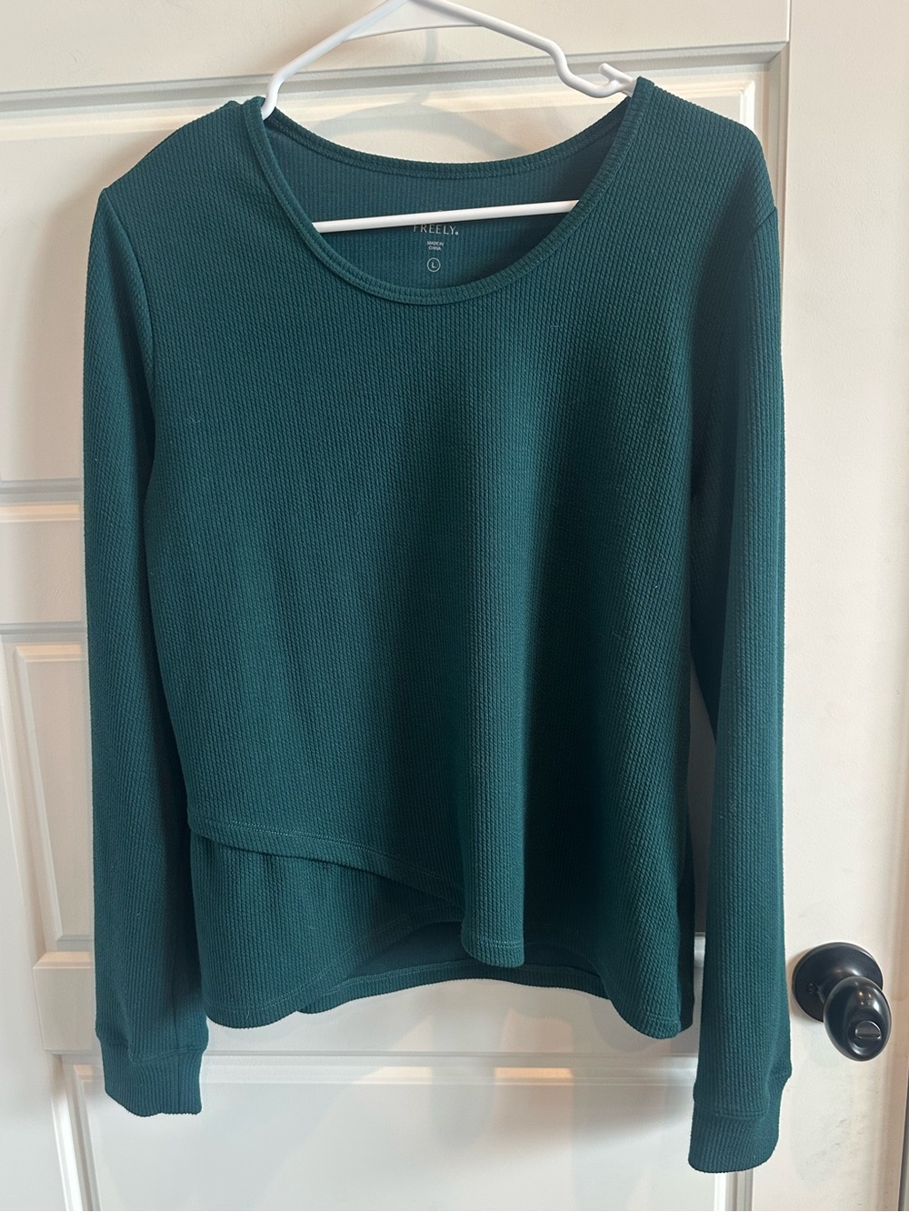 Freely Thermal Ribbed Long-sleeve Top